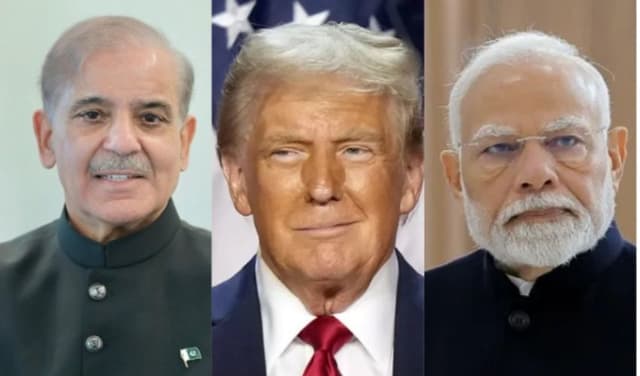 PM shehbaz, President Trump and PM Modi