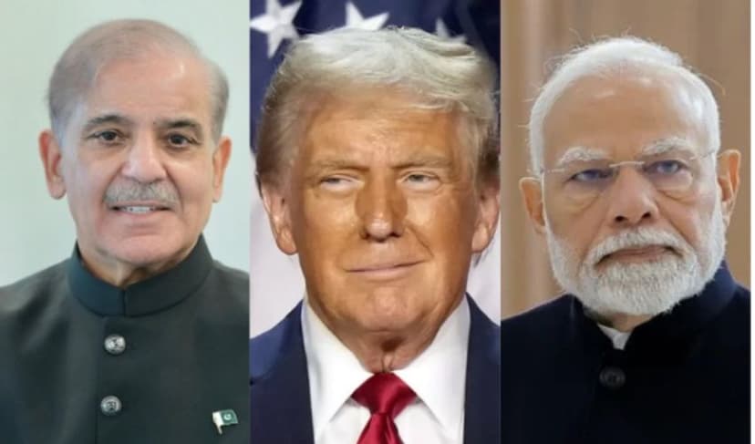 PM shehbaz, President Trump and PM Modi