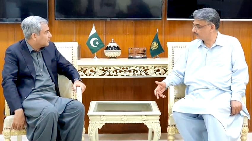 Mohsin Naqvi and AJK PM