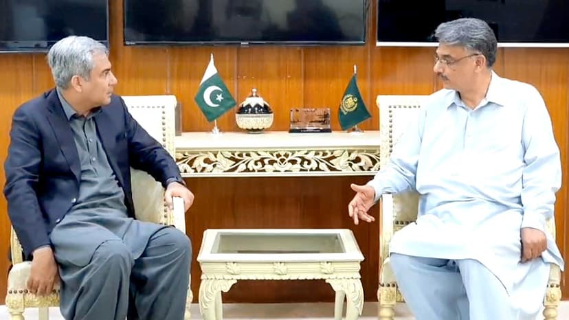 Mohsin Naqvi and AJK PM