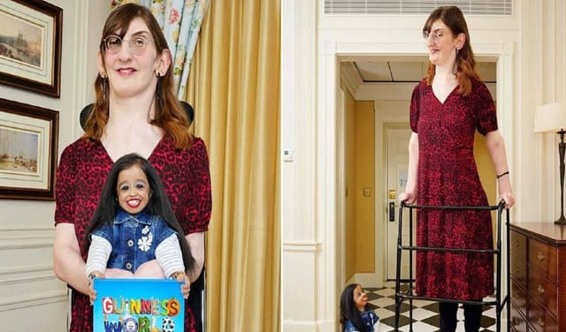 Tallest, shortest women meet for heartwarming afternoon tea in London (Courtesy: File)