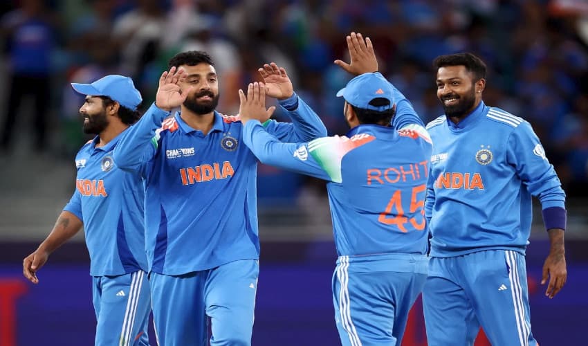 Champions Trophy 2025: India to face Australia in first semi-final as Chakravarthy destroy New Zealand (Courtesy: Online)