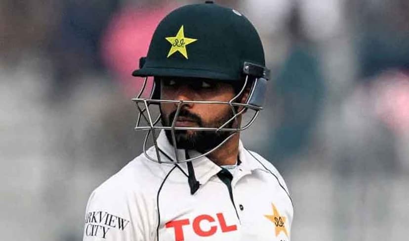 Babar ruled out of first Test against Bangladesh after left knee injury (Courtesy: File)