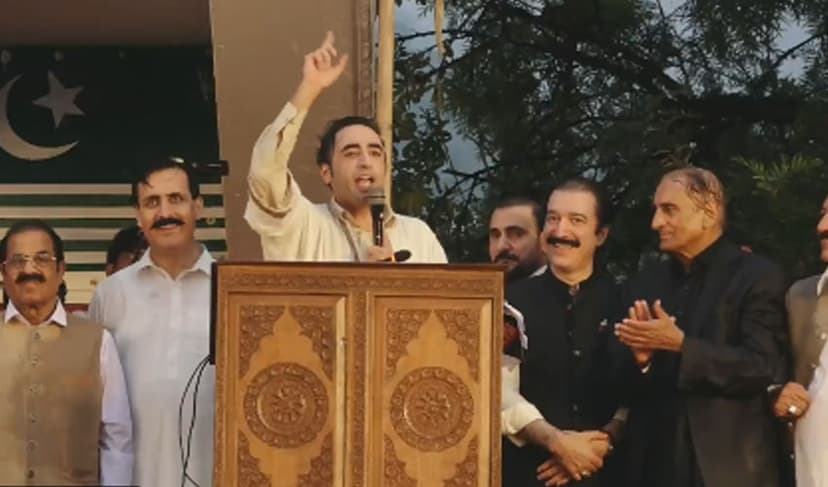 Bilawal calls for Kashmiri rights; refugee representation  (Courtesy: @MediaCellPPP)