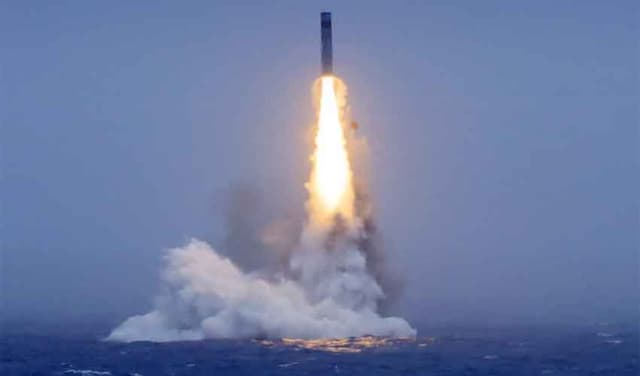 China nuclear submarine missile test