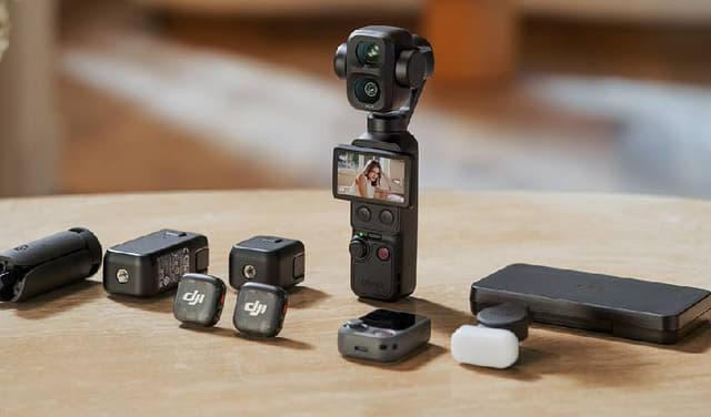 Pocket-sized DJI camera gets dual lenses, pro-level video features Pocket-sized DJI camera gets dual lenses, pro-level video features