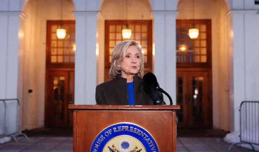 Hillary says no information on Epstein