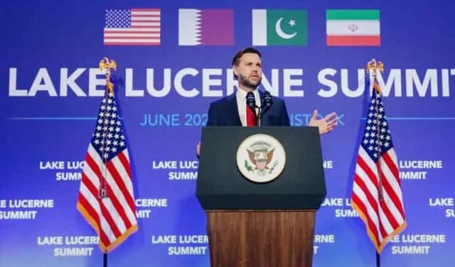 JD Vance press conference