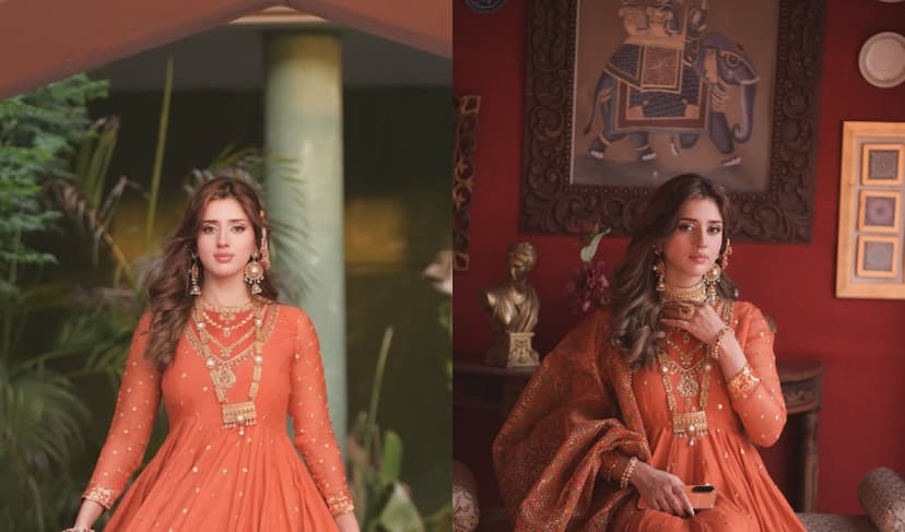 Jannat Mirza draws attention with 'Anarkali' look  (Courtesy: Jannat Mirza's Instagram)