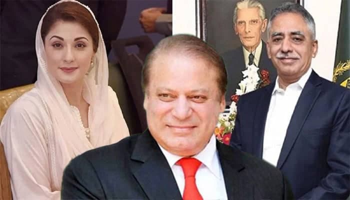 Muhammad Zubair and PMLN leaders - File Photo
