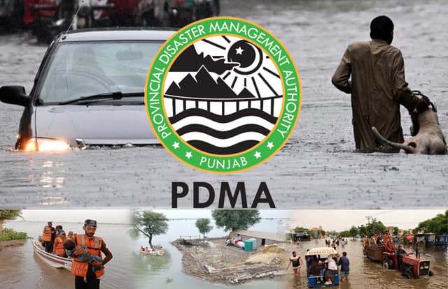 Urban flooding threat looms over eight Punjab divisions, as monsoon rains raise risk.