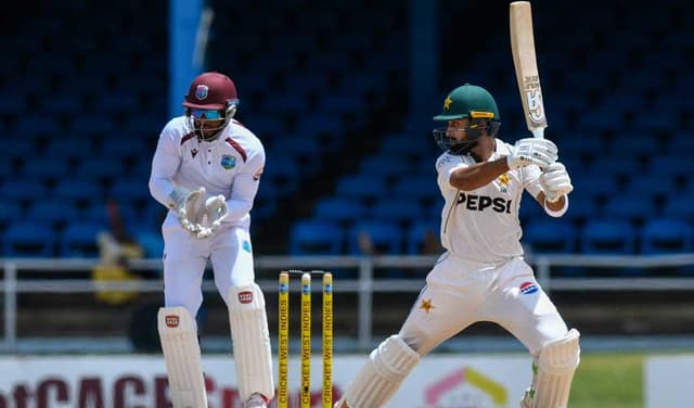 Pakistan need 75 runs to beat West Indies after Sajid's brilliance (Courtesy: @TheRealPCB)