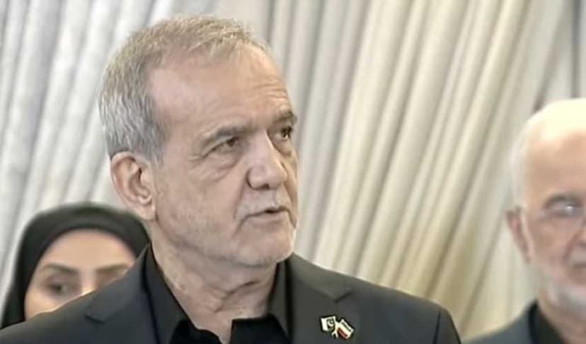 Pakistan, Iran ‘brothers with one heart and one soul’: Pezeshkian (Courtesy: @PakTVGlobal)