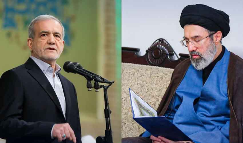 Iran's Pezeshkian met Supreme Leader Khamenei Iran's Pezeshkian met Supreme Leader Khamenei