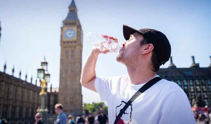 Record-breaking heat in England