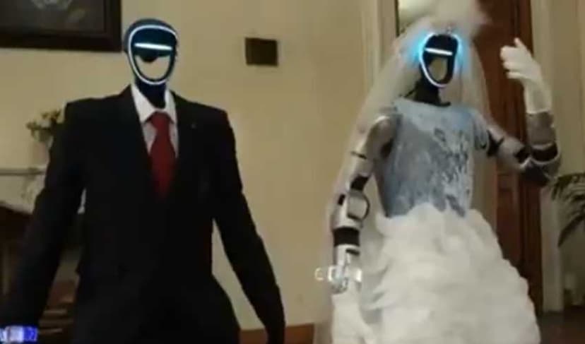 First-ever humanoid robots ‘married’ in Moscow ceremony (Courtesy: File)