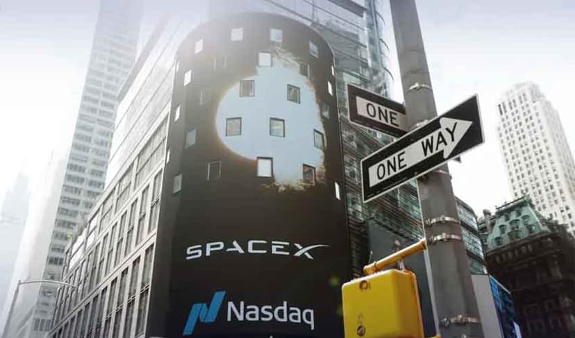 SpaceX Nasdaq debut