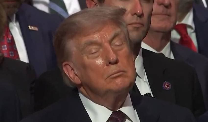 Trump Lindsey funreal