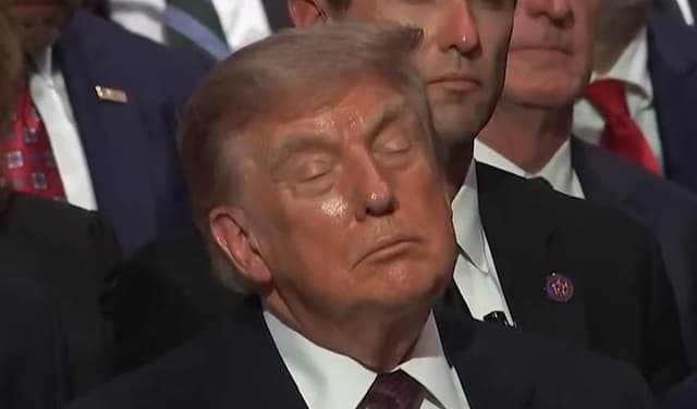 Trump Lindsey funreal