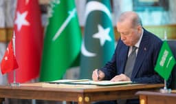 Defence pact aims to strengthen regional peace, security: Erdogan (Courtesy: @spagov)