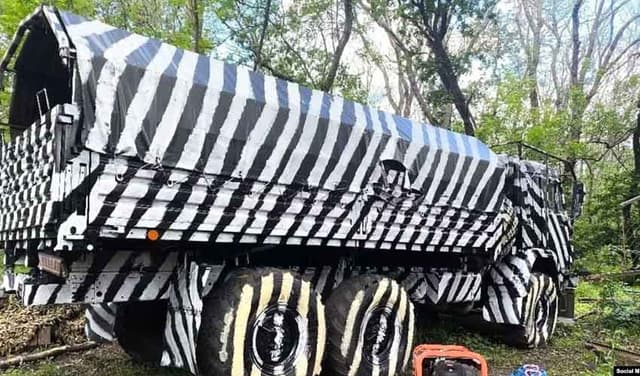 Russia revives first ‘zebra’ camouflage to confuse Ukrainian drones (Courtesy: File)