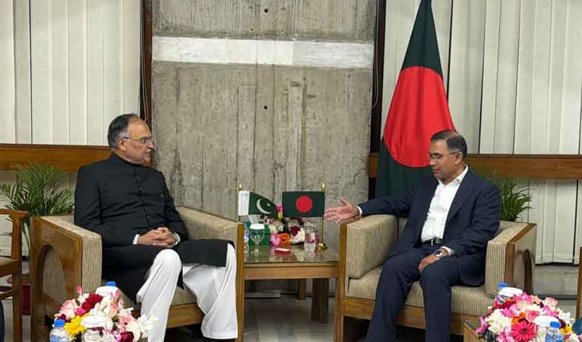 Ahsan Iqbal calls on Bangladesh's PM Tarique Rahman after oath ceremony (Courtesy: File)
