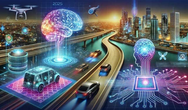 AI, self driving cars, brain computer