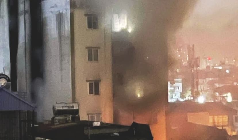 Apartment fire