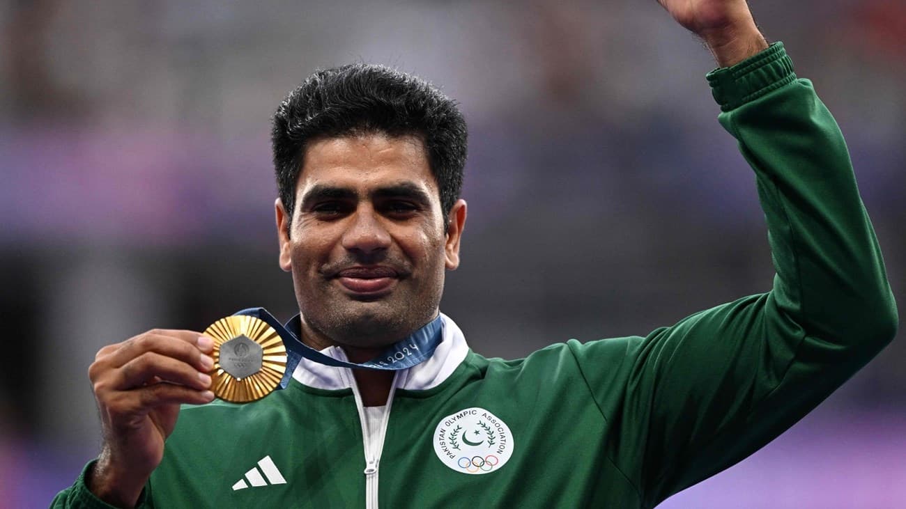 Arshad Nadeem secures javelin gold at Islamic Solidarity Games (Courtesy: Online) Arshad Nadeem secures javelin gold at Islamic Solidarity Games (Courtesy: Online)
