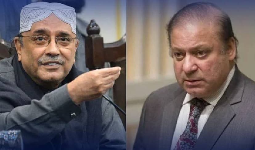 Asif Ali Zardari and Nawaz Sharif