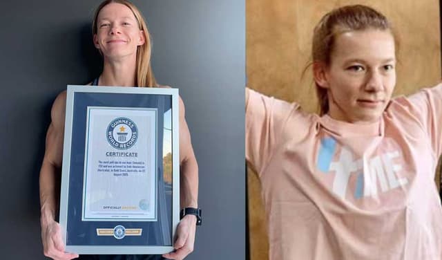Australian police officer sets pull-up world record with 733 in one hour (Courtesy: File)