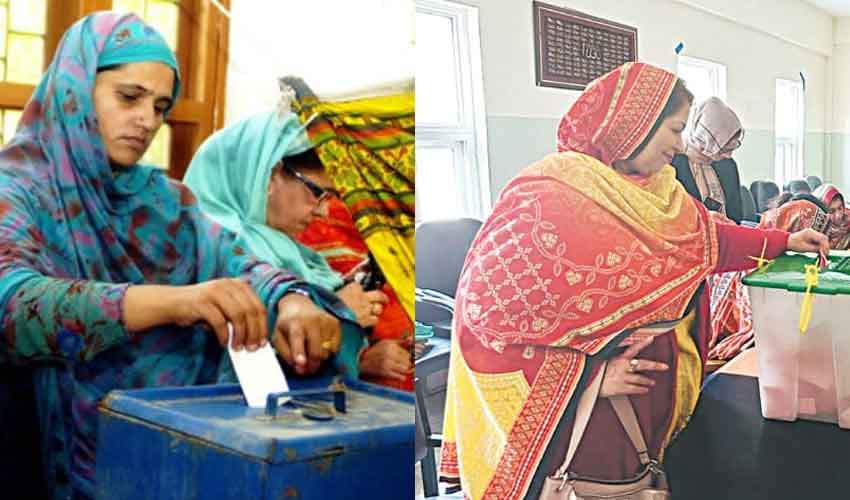 Women voters turn out in large numbers in Bhimber