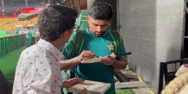 Babar Azam interacts with fan @TheRealPCB