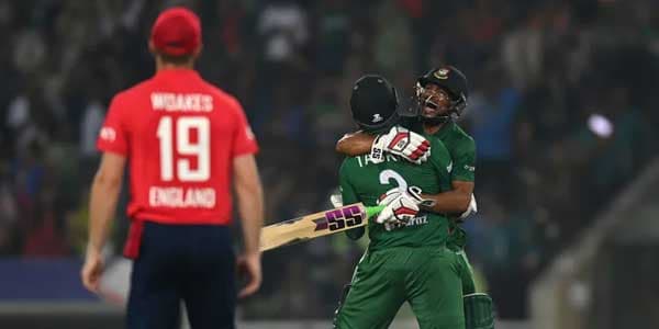 Bangladesh against England in World Cup AFP