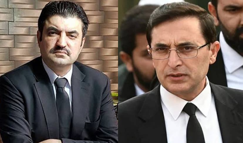 Barrister Gohar and sher afzal marwat