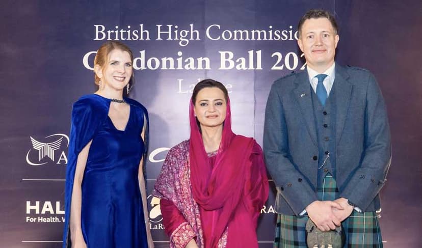 Jane Marriott celebrates Scottish-Pakistani ties at ‘Caledonian Ball’ in Lahore (Courtesy: File)