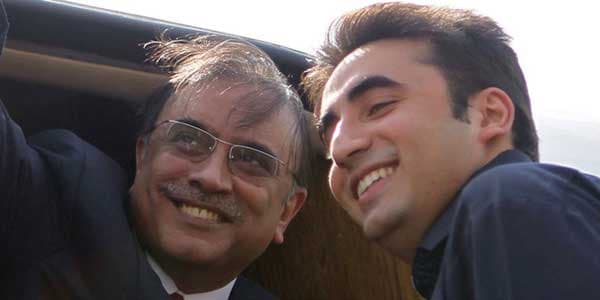 Bilawal Bhutto and Asif Ali Zardari. file