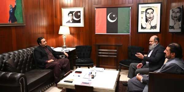 Bilawal Bhutto meets Jam Kamal @MediaCellPPP
