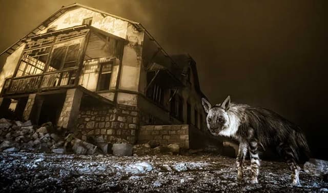 Brown hyena in Namibian ghost town wins Wildlife Photographer of the Year 2025 (Courtesy: Online)