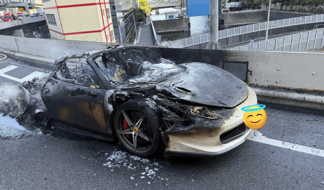 Burnt Ferrari