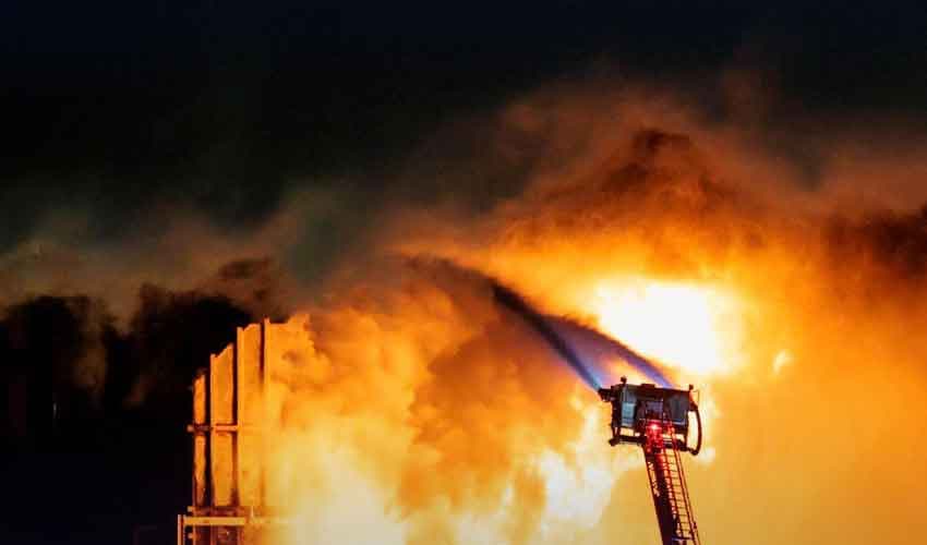 Chevron refinery fire