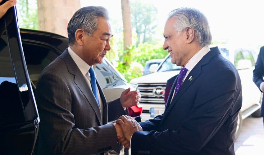 China FM and Ishaq Dar