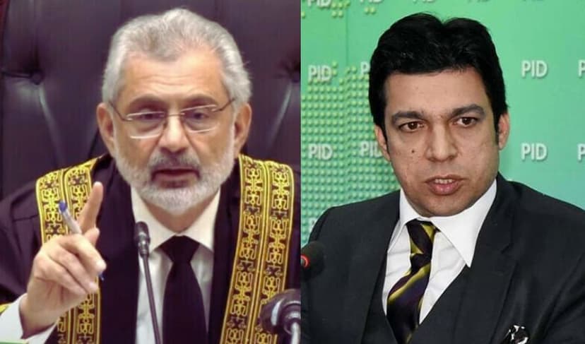 CJP Qazi Faez Isa and Faisal Vawda