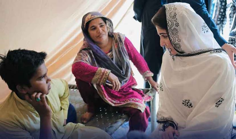 CM Maryam assures full support to flood victims (Courtesy: Online)