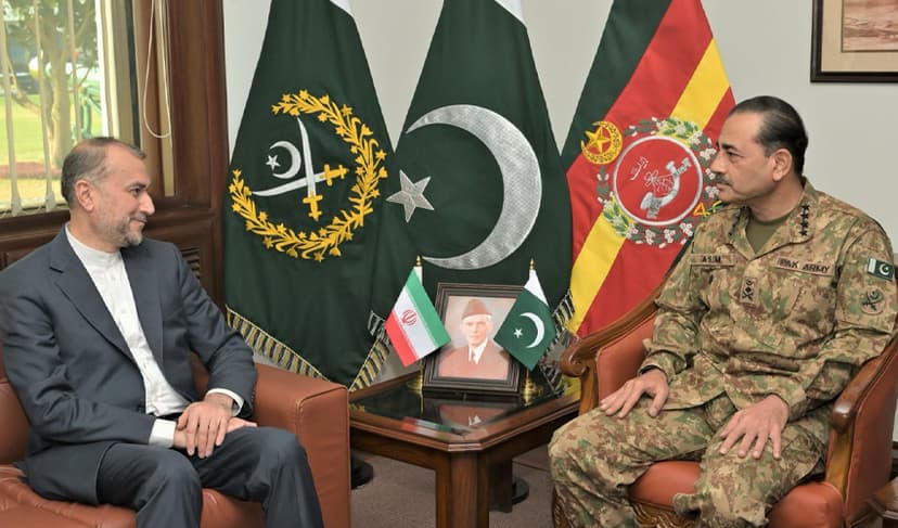 COAS Asim Munir and Iranian FM