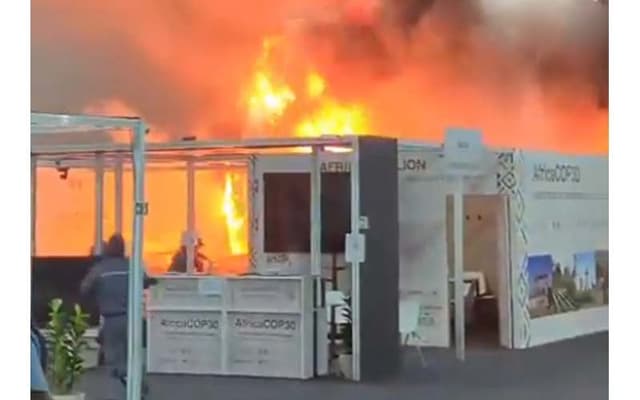 Fire disrupts COP30 climate talks as UN chief urges deal (Courtesy: File)