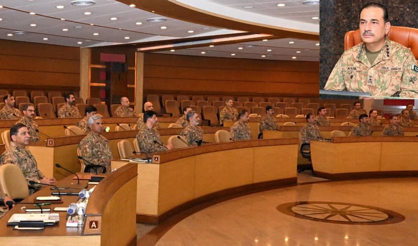 Corps Commander Conference COAS Asim Munir