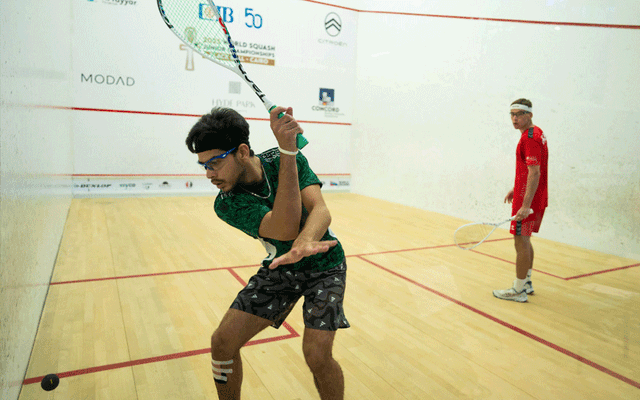 Pakistan secure quarter-final spot in World squash C'ship (Courtesy: @paksquash)