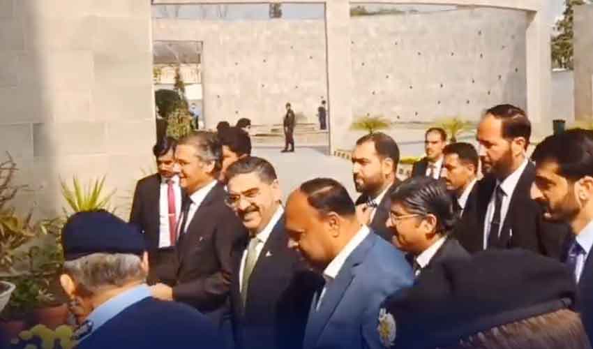 Caretaker Prime Minister Anwarul Haq Kakar