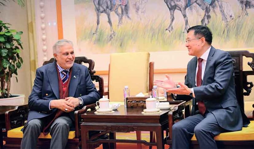 Ishaq Dar in Beijing